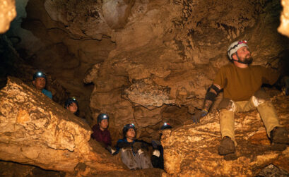 Longhorn Cavern State Park wild cave tour in the cavern