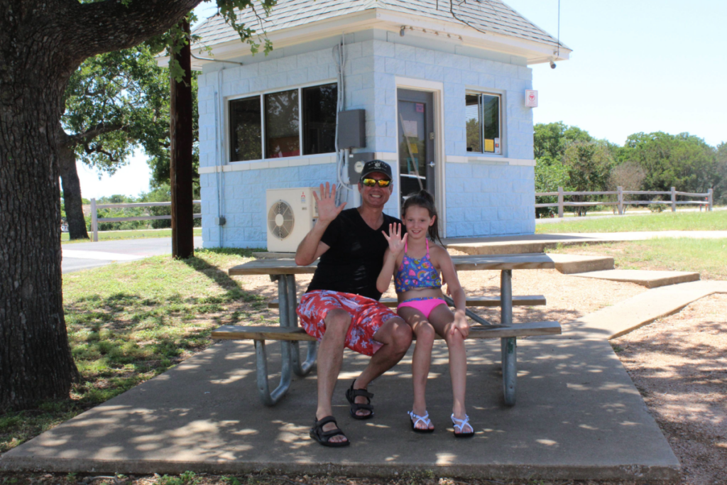 Black rock park dad and daughter staff photo