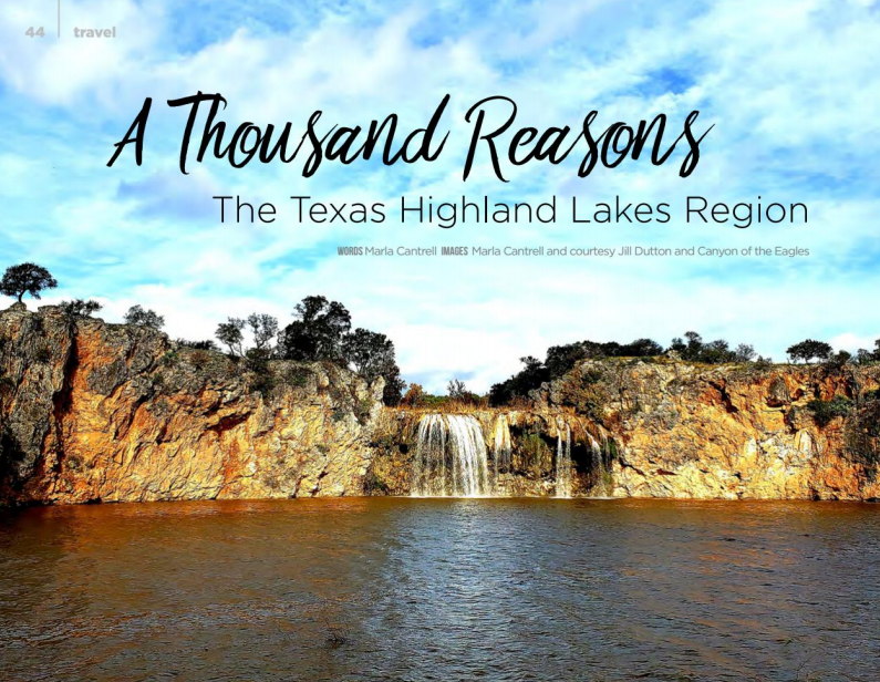 A Thousand Reasons to visit the Highland Lakes