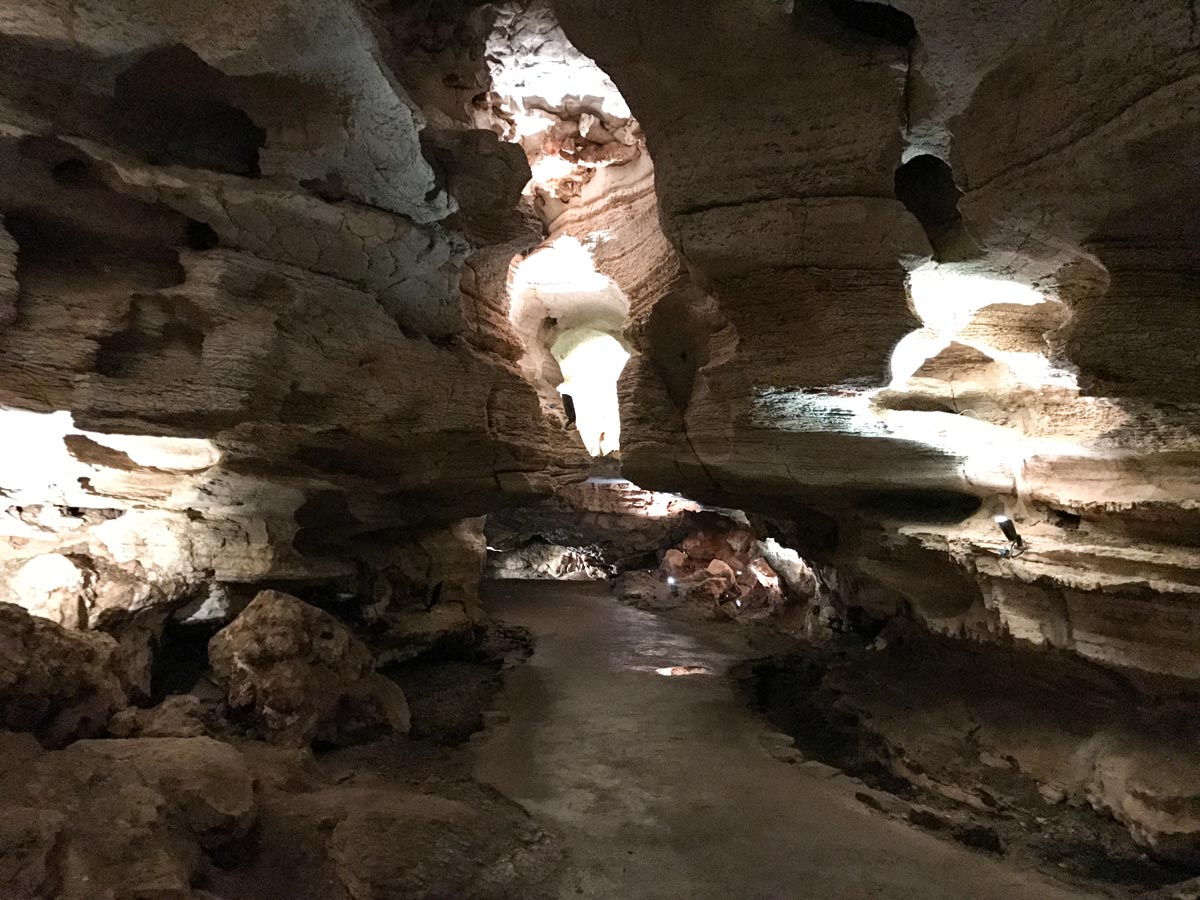 Longhorn Caverns in Burnet County