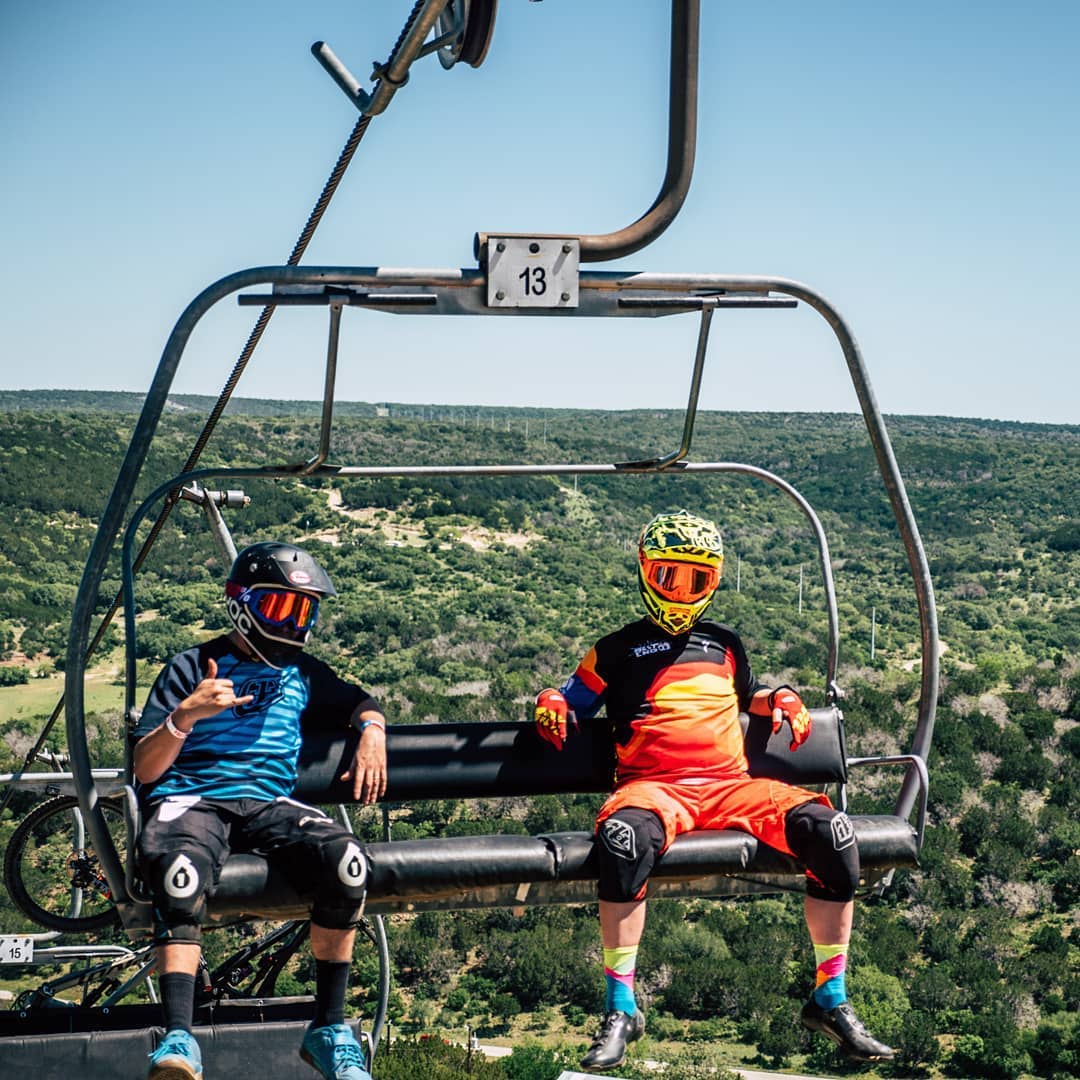 spider mountain burnet county, mountain biking burnet county, reveille ranch mountain biking, chair lift burnet county