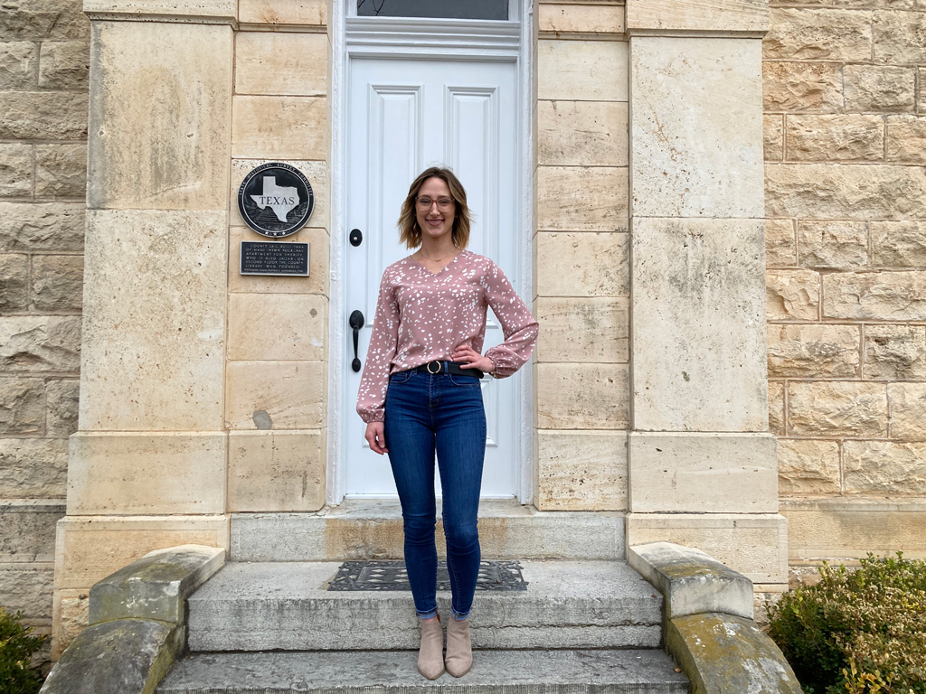 Blair Manning, the new director of Marketing and Tourism for Burnet County