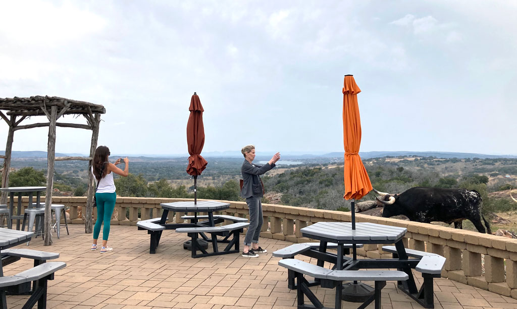 Burnet County media tour stop at Torr Na Lochs