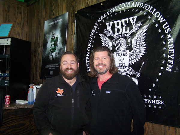 KBEY 103.9 FM Radio Picayune guest Dan Cook along with Jason Jamar.