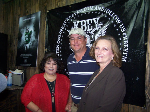 KBEY 103.9 FM Radio Picayune guests Terry Ortiz, Darby Hambrick and Cathy Neal of MFHS Project Graduation.
