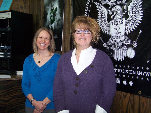 KBEY 103.9 FM Radio Picayune guests Kristen Harris and Galyn Woerner with CASA of the Highland Lakes Area.