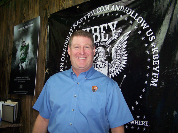 KBEY 103.9 FM Radio Picayune guest Russ Whitlock of the LBJ National Historical Park.