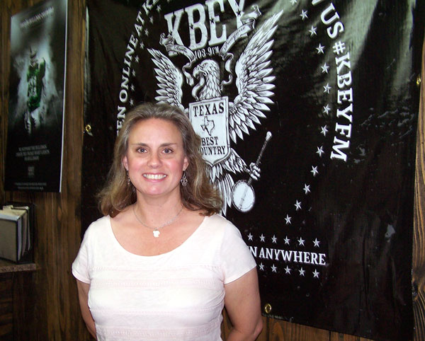 KBEY 103.9 FM Radio Picayune guest Julia Adams of the Marble Falls/Lake LBJ Chamber of Commerce.
