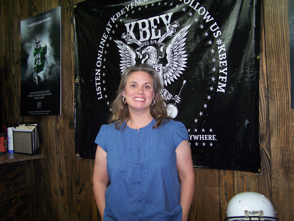 KBEY 103.9 FM Radio Picayune guest Julia Adams of the Marble Falls/Lake LBJ Chamber of Commerce.