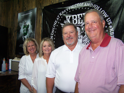 KBEY 103.9 FM Radio Picayune guests Kay Stripling, Midge Dockery, Don Liedtke and Bruce Cherry.