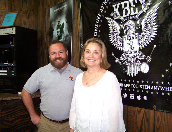 KBEY 103.9 FM Radio Picayune guests Jason Jamar and Sharon Macut.
