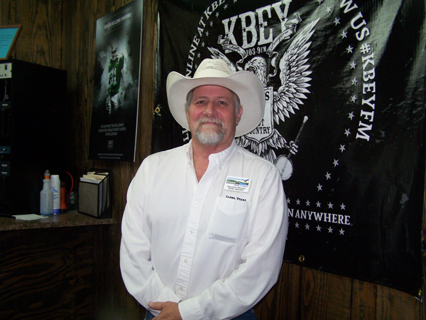 KBEY 103.9 FM Radio Picayune guest Briley Mitchell of the Llano Chamber of Commerce.
