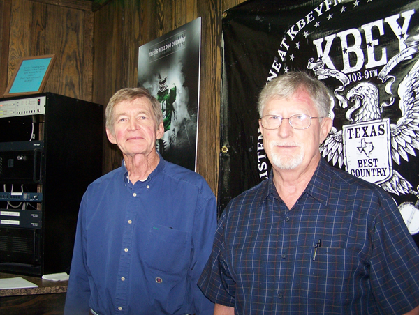 KBEY 103.9 FM Radio Picayune guests Dave Hargett and Mac McCutchen.