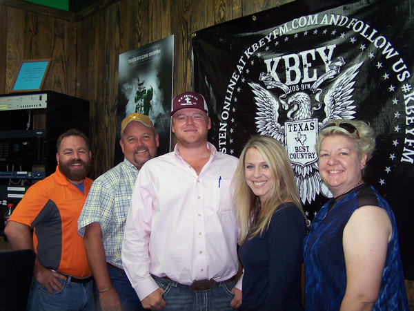 Jason Jamar, Spring Ho committee chair Jim Lindeman and committee members Logan Vann, Tasha Hall and Jamie Garrett.
