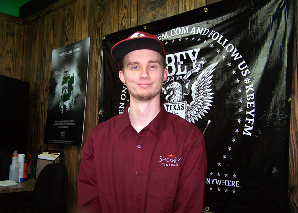 KBEY 103.9 FM Radio Picayune guest Tyler Wills of ShowBiz Cinemas 8.