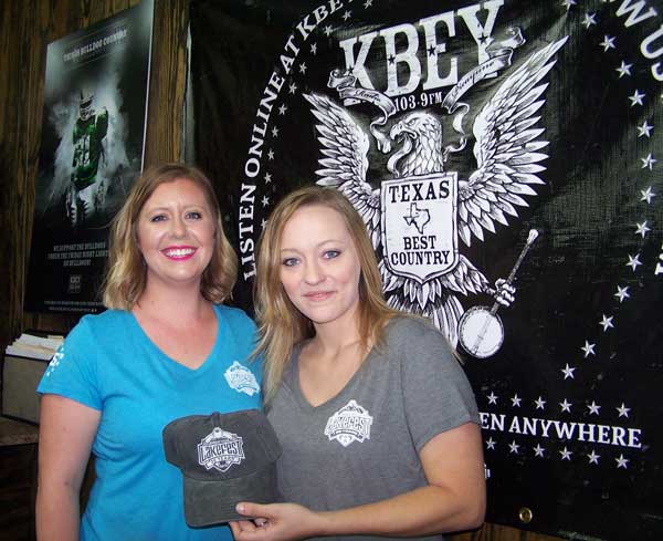 KBEY 103.9 FM Radio Picayune guests Erin Burkes and Sarah Cummings.