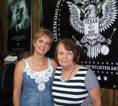 KBEY 103.9 FM Radio Picayune guests Shannon McCannon (left) and Cathy Lemlyn.