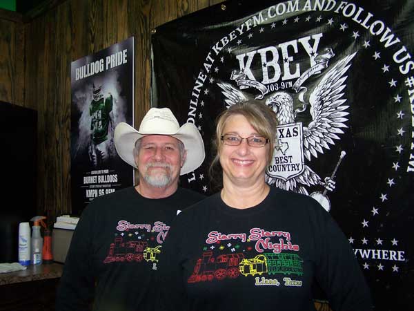 Llano Chamber of Commerce Executive Director Briley Mitchell and Kim Webb.