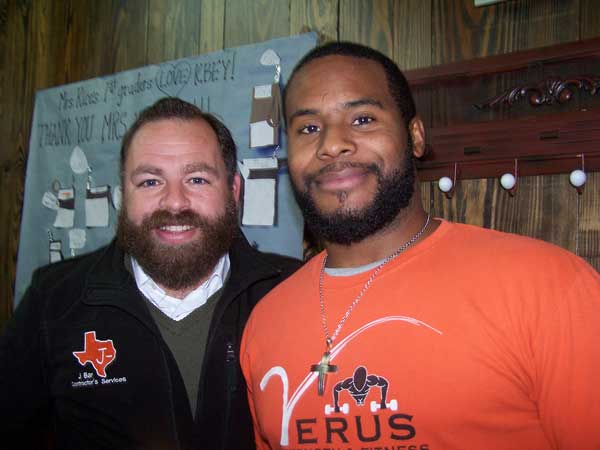 Jason Jamar of the 'JBar Weekend Report' and guest Calvin Richard.
