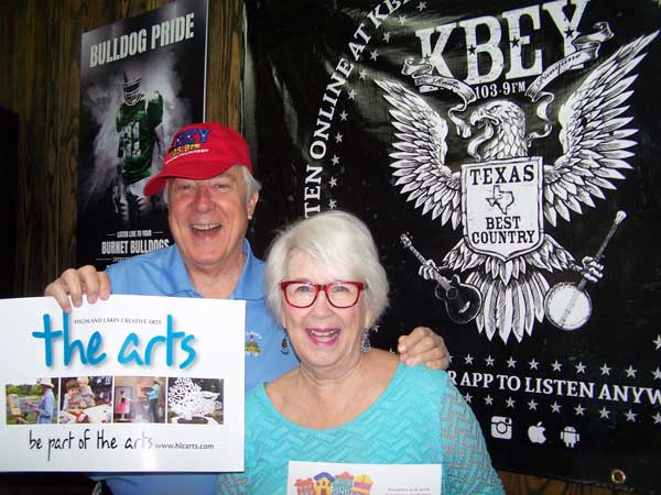 KBEY 103.9 FM Radio Picayune guests Bill and Janey Rives discuss Marble Falls' Paint the Town.