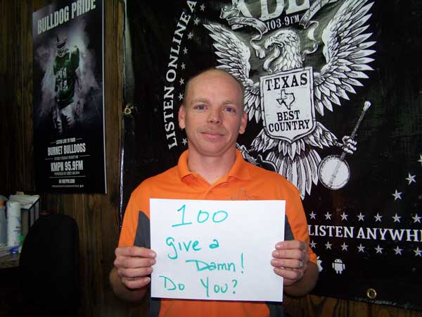KBEY 103.9 FM Radio Picayune and David Jamar of the 'JBar Weekend Restroom Report' talk about 100 Man Give A Damn.