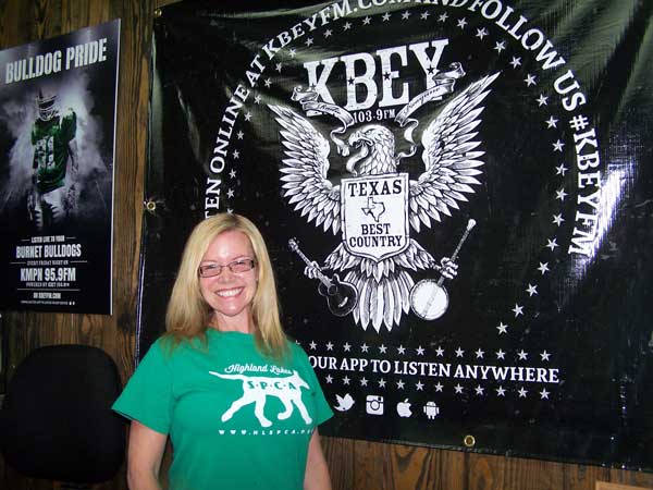 KBEY 103.9 FM guest Carol Walterscheidt of the Highland Lakes SPCA talks about Woofstock.
