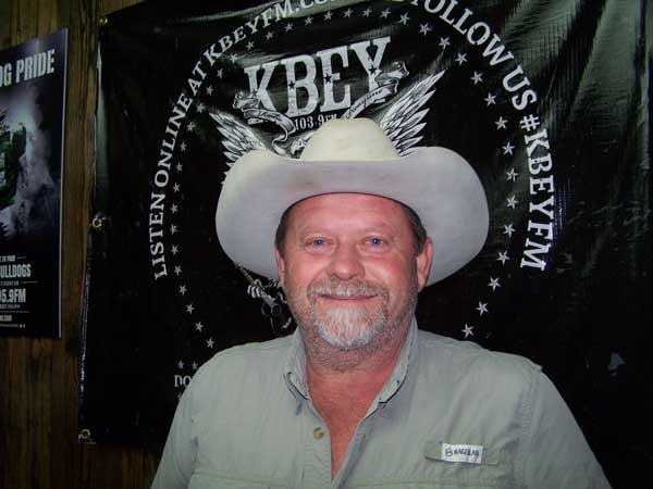 Brent Nichols of the Burnet County Fair and Rodeo Association.