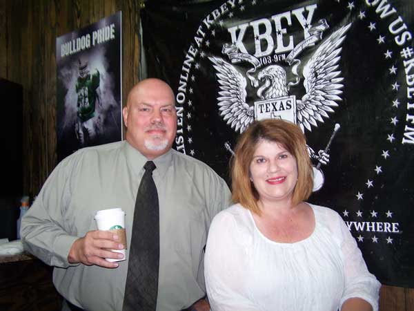 Kirk Noaker and Cindi Ashford-Fry of CASA of the Highland Lakes Area.