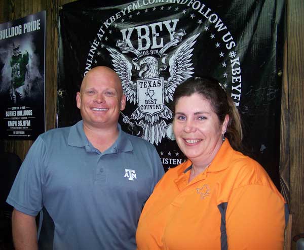 KBEY 103.9 FM and the 'JBar Weekend Restroom Report' with Sandy Boulter and Damon Beierle.