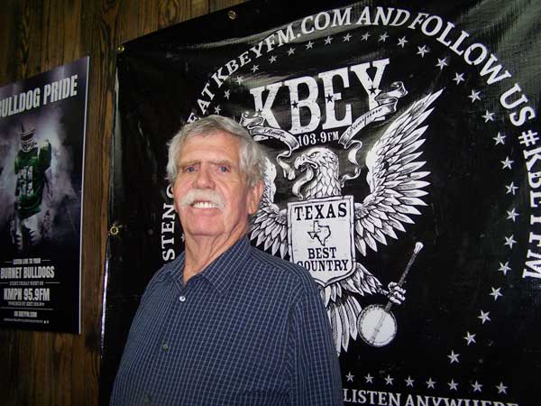 KBEY 103.9 FM guest Mike Dyer of the Marble Falls Rodeo Association.