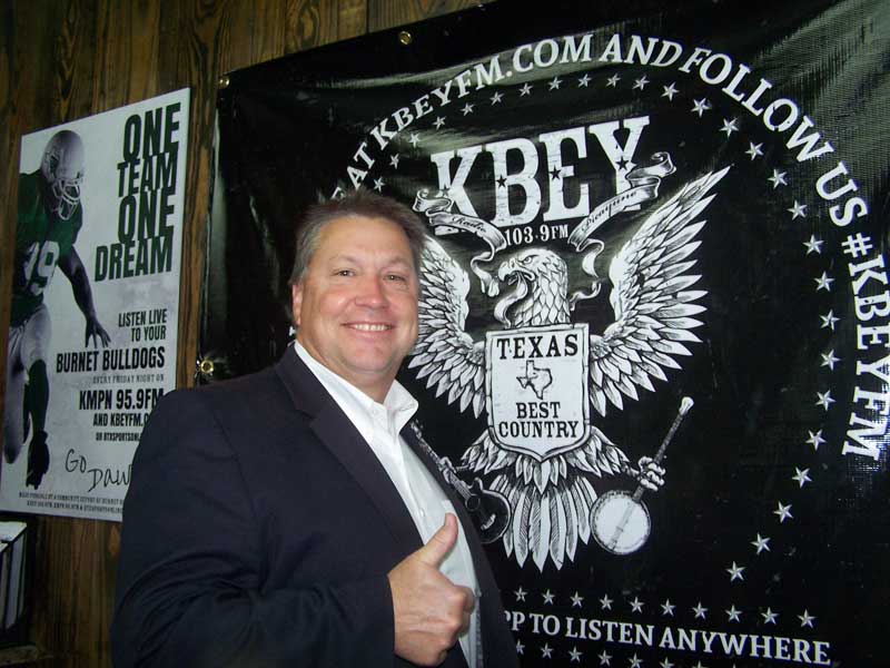 KBEY 103.9 FM guest Burnet County Judge James Oakley.