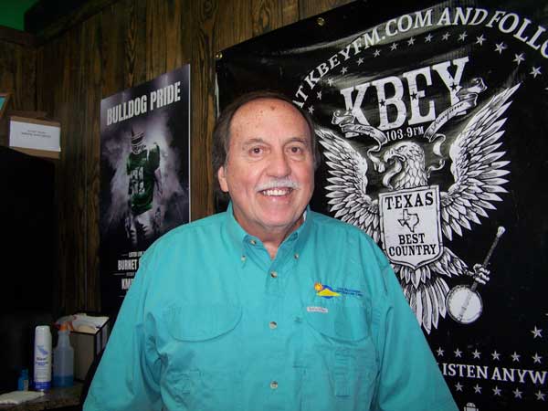 KBEY 103.9 FM guest Nick Zackoff of the Lake Buchanan Conservation Corp.