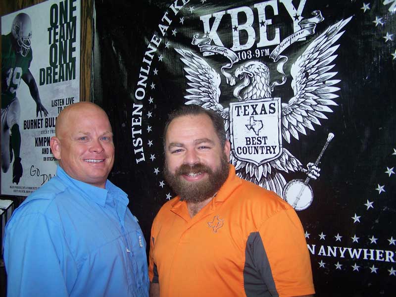 Jason Jamar (right) brought in Damon Beierle with Double Eagle Entertainment for this week's "JBar Weekend Restroom Report."