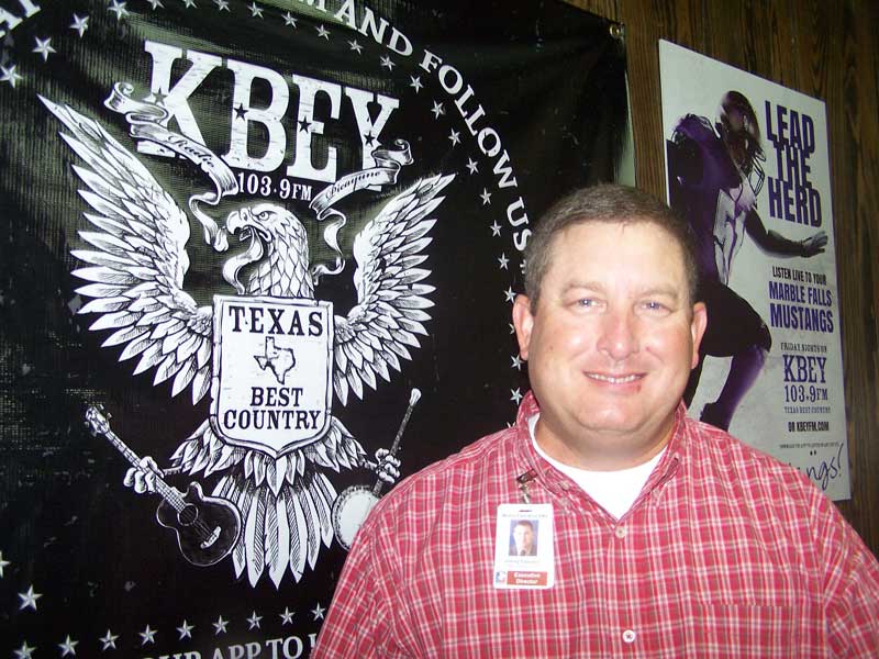 KBEY 103.9 FM guest Marble Falls Area EMS Director Johnny Campbell.