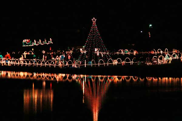 Starry, Starry Nights in Llano runs through Dec. 31 at Badu Park in Llano. Photo by Briley Mitchell/DustDevilDiver Photography