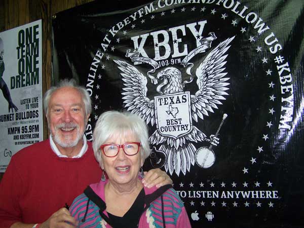 KBEY 103.9 FM guests Bill and Janey Rives of Highland Lakes Creative Arts.