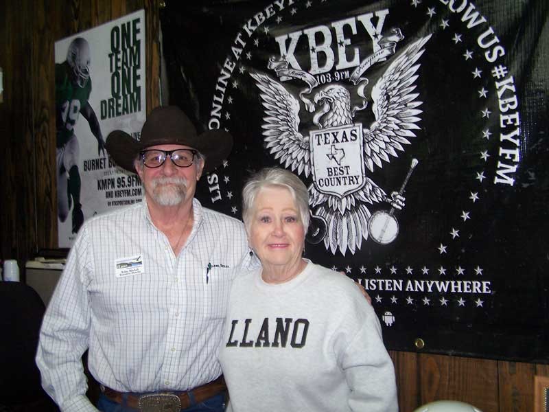 KBEY 103.9 FM Radio Picayune guests Briley Mitchell and Cheryl Crabtree of the Llano Chamber of Commerce.