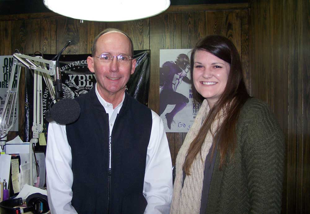 KBEY 103.9 FM Radio Picayune guests Bill Drake and Hannah Livers.