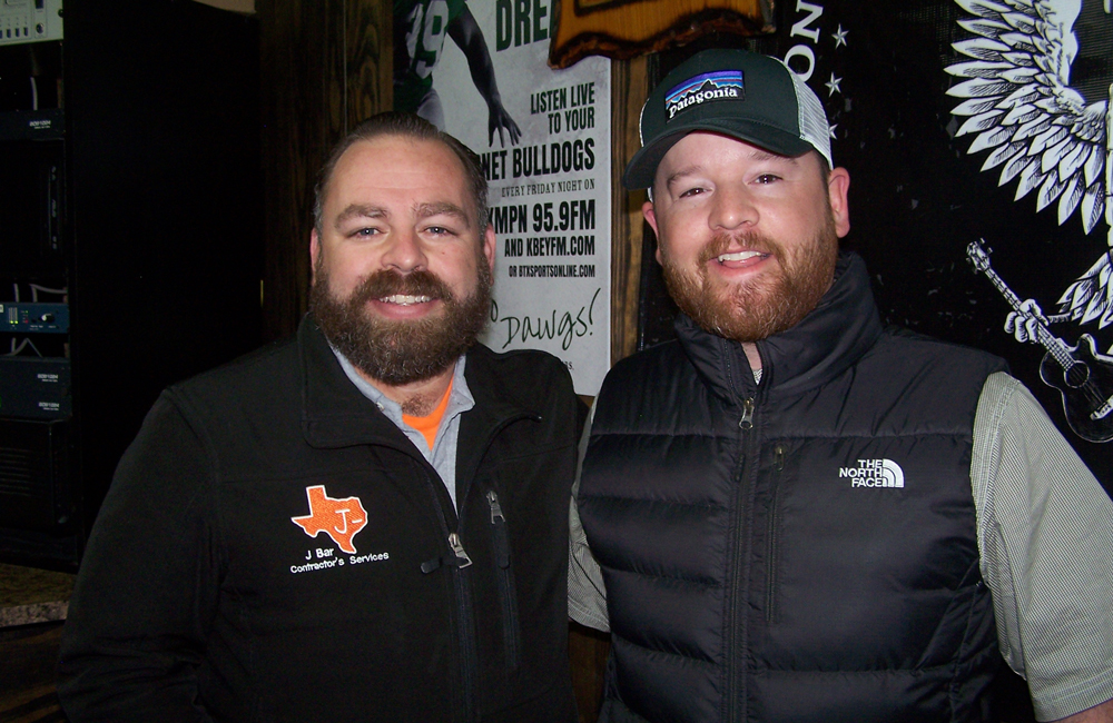Jason Jamar of JBar Contractor’s Services brought Kurt Cotter of Marble Falls Young Life to the KBEY 103.9 FM Radio Picayune studio for this week’s “JBar Weekend Restroom Report.”