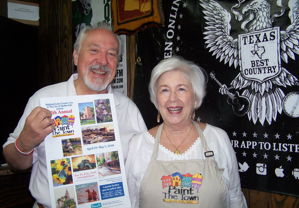 KBEY 103.9 FM Radio Picayune guests Bill and Janey Rives talk about the 2018 Marble Falls Paint the Town.