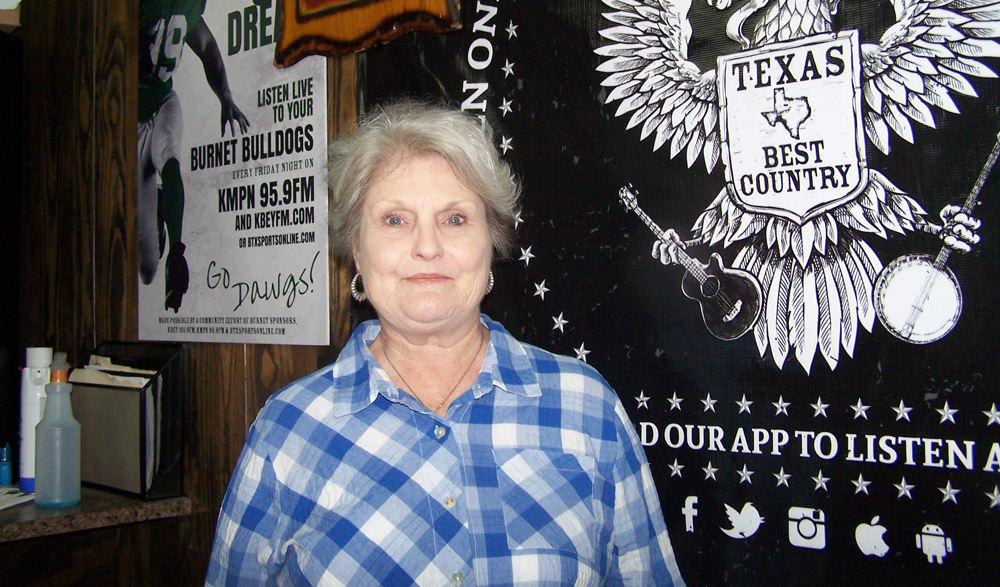 KBEY 103.9 FM Radio Picayune guests Burnet County Fair Association President Polly Krenek.