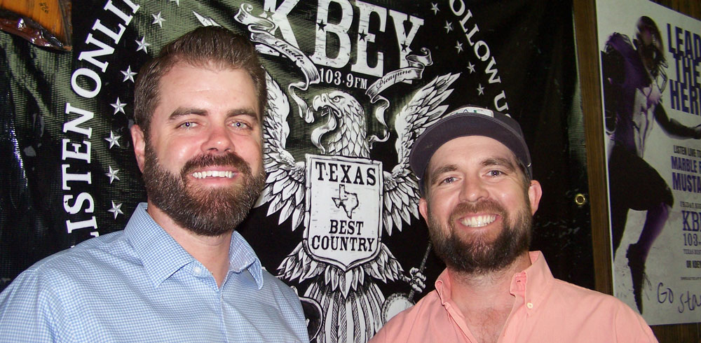 Corey Skahill (left) and Clay Cauble of 100 Man Give a Damn