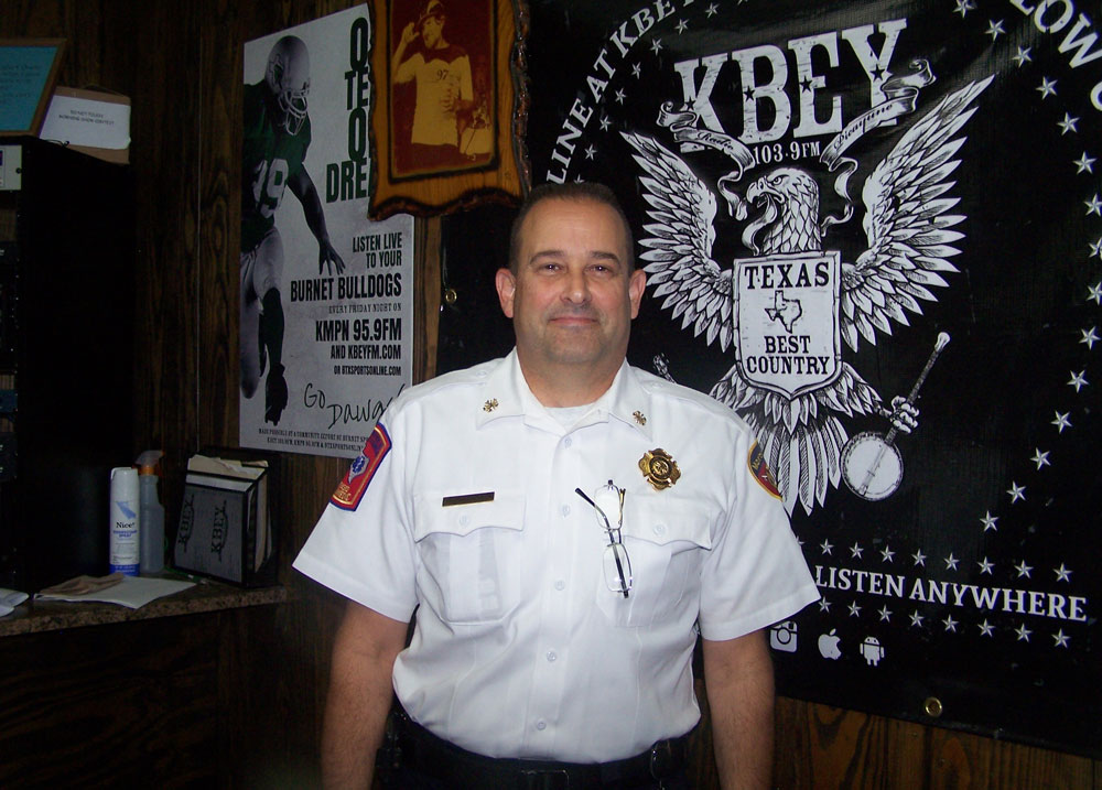 Marble Falls Fire Chief Russell Sander