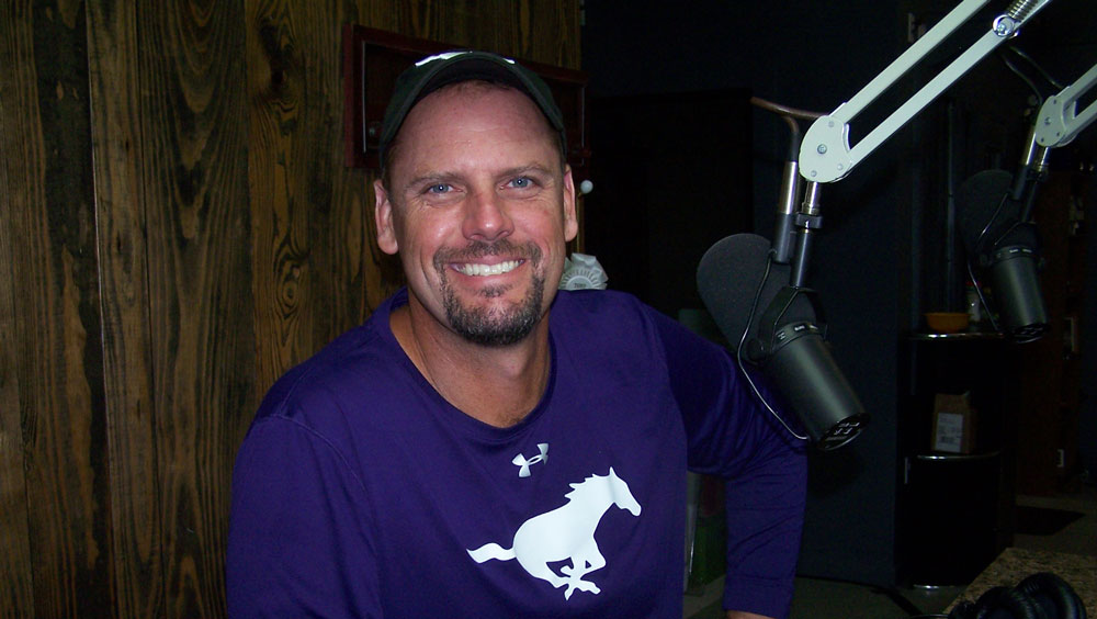 Marble Falls Mustangs head football coach Brian Herman
