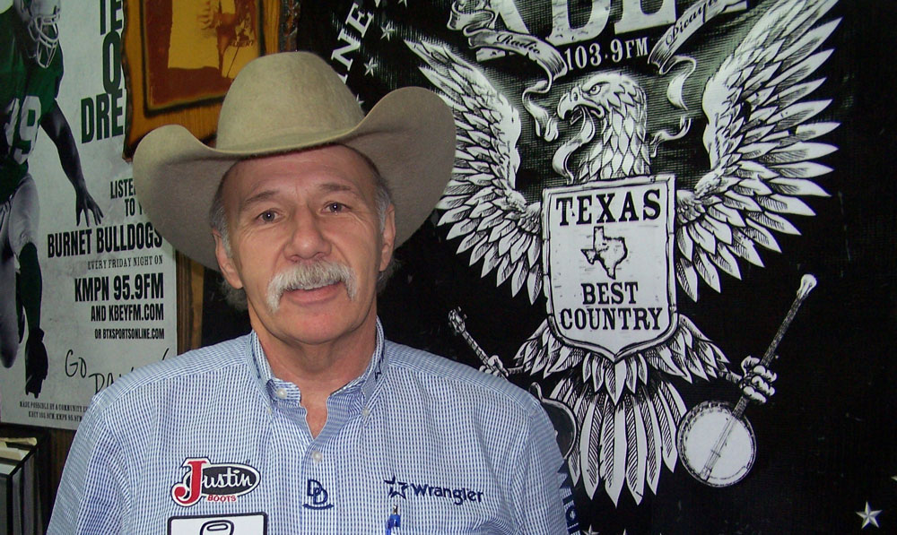 Rodeo announcer Doug Mathis