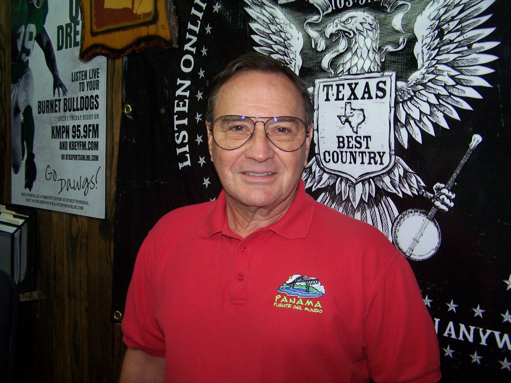 Jim Hower of the Kiwanis Club of Marble Falls