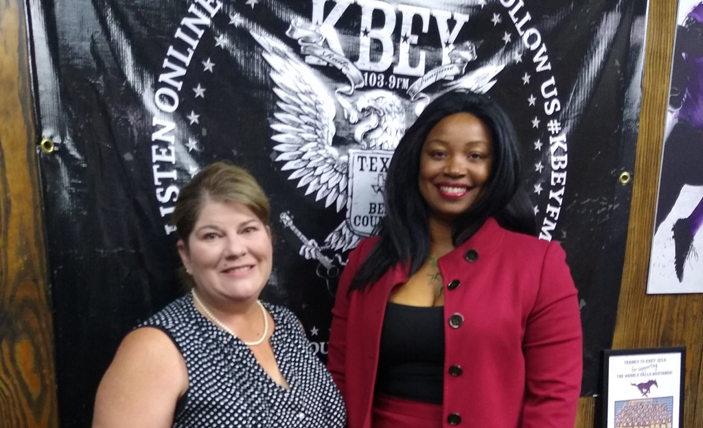 Cindi Fry and Maryum Mitchell of the Community Resource Centers of Texas