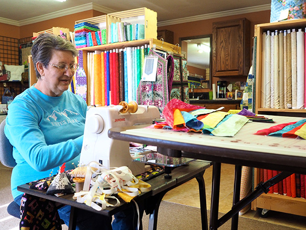 Barb Selby, organizer of the Kingsland Quilt Show.