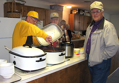 Blazing Star Masonic Lodge chili meal