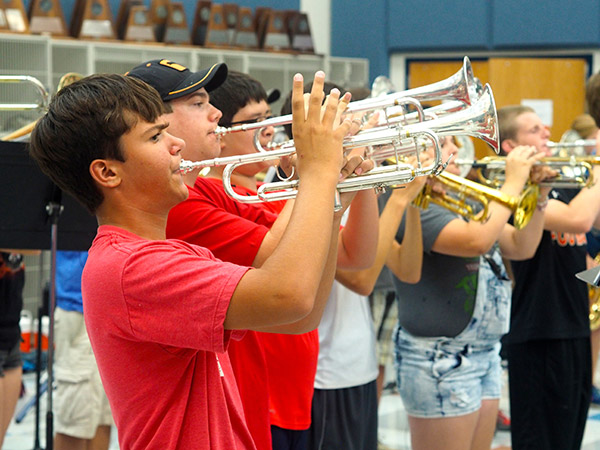 Llano High School marching band